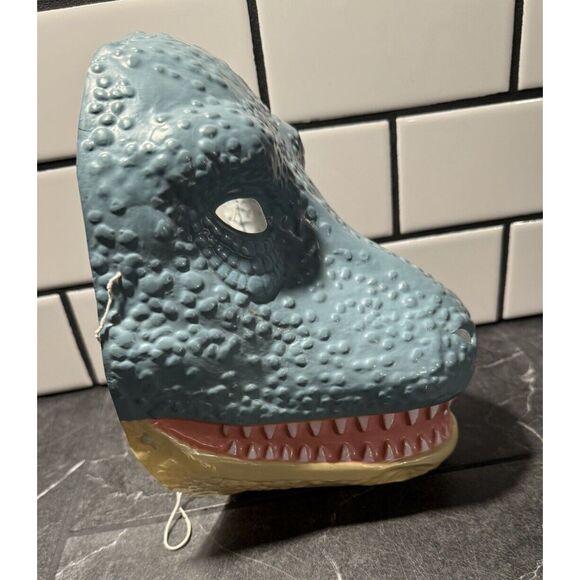 Vintage Halloween Mask Weird Unusual Retro Dinosaur Lizard K&M International1996 - Picture 5 of 9